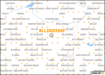 map of Allgaierhof