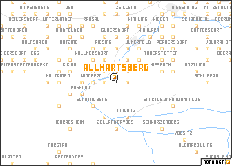 map of Allhartsberg