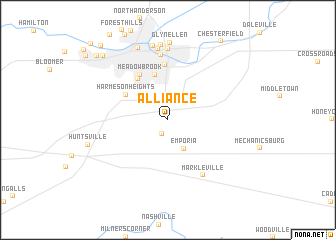 map of Alliance