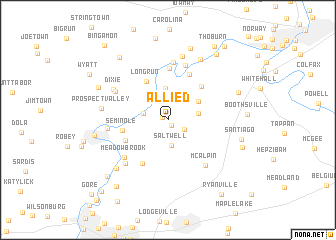 map of Allied