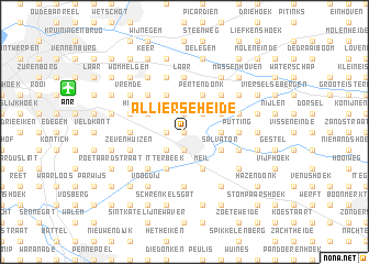 map of Allierseheide