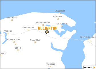 map of Alligator