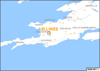 map of Allihies