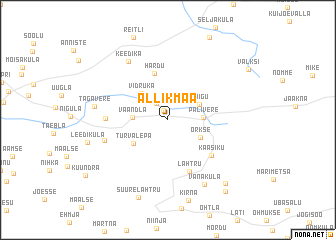 map of Allikmaa