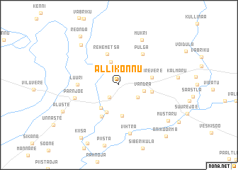 map of Allikõnnu