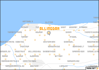 map of Allingdam