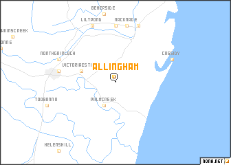 map of Allingham