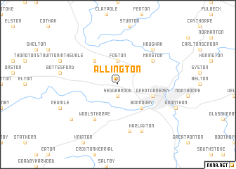 map of Allington