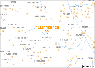 map of Allipachaca