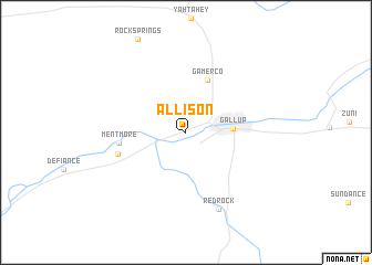 map of Allison