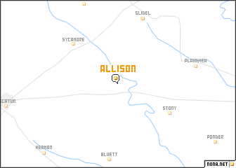 map of Allison