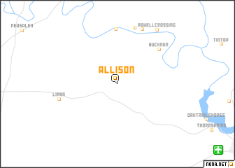 map of Allison