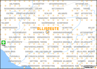 map of Allisreute