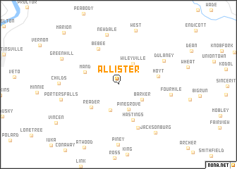 map of Allister