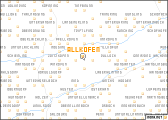 map of Allkofen