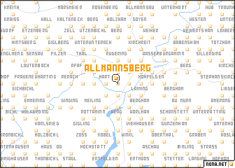 map of Allmannsberg
