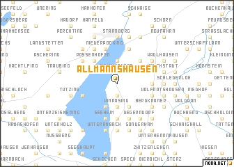 map of Allmannshausen