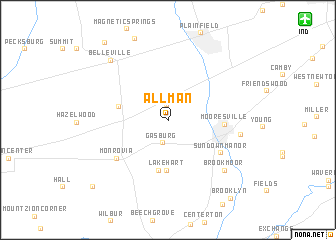 map of Allman