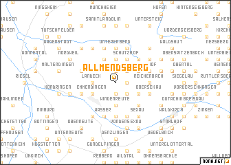 map of Allmendsberg