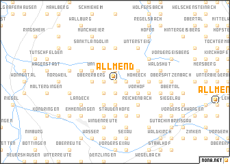 map of Allmend