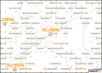 map of Allmend