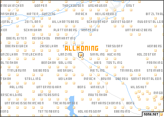 map of Allmoning