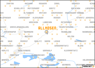 map of Allmosen