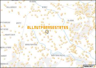 map of Allnut Farms Estates