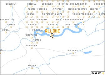 map of Alloke