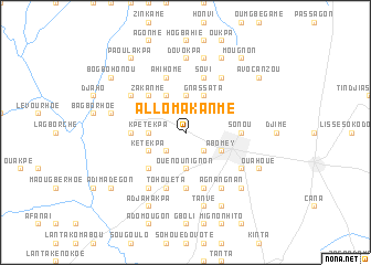 map of Allomakanmé