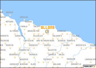 map of Allona