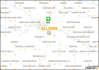 map of Allonne