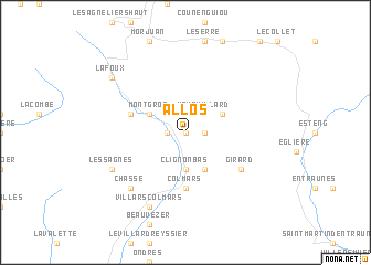 map of Allos