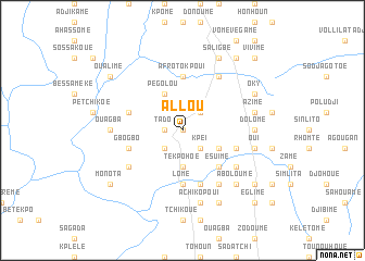 map of Allou