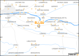 map of Allou