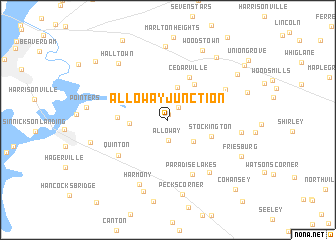 map of Alloway Junction