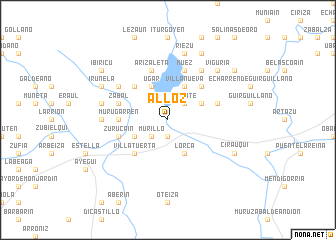 map of Alloz