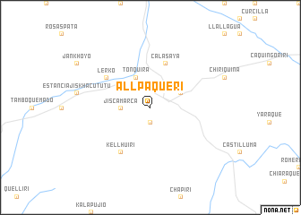 map of Allpaqueri