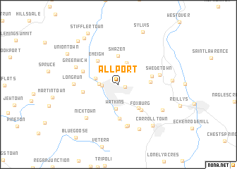 map of Allport