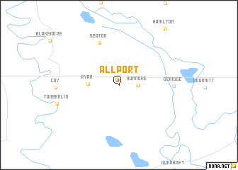 map of Allport
