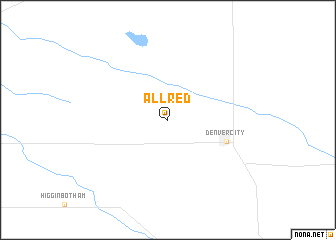 map of Allred