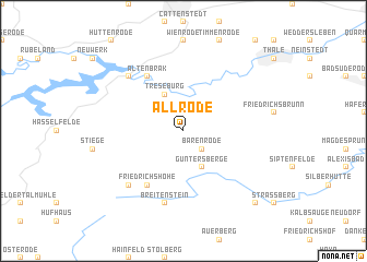 map of Allrode