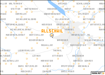 map of Allschwil