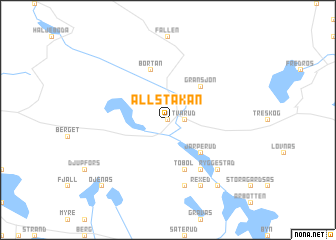 map of Allstakan