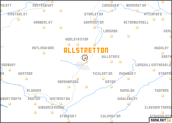 map of All Stretton