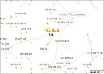 map of Al Lujj