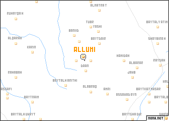 map of Al Lūmī