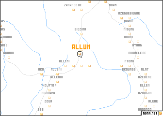 map of Allum