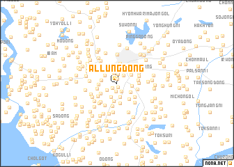 map of Allŭng-dong