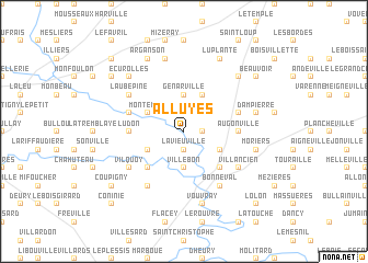 map of Alluyes